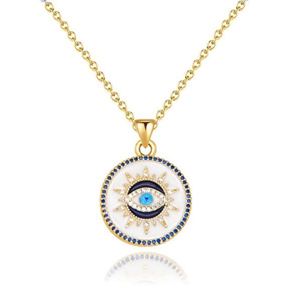 Anthropologie Jewelry - ✨Evil eye Gold necklace✨